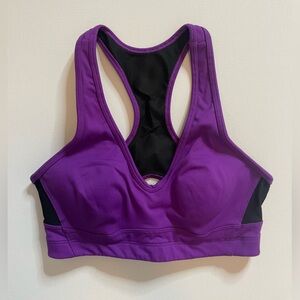 Victoria’s Secret deep voice sports bra purple